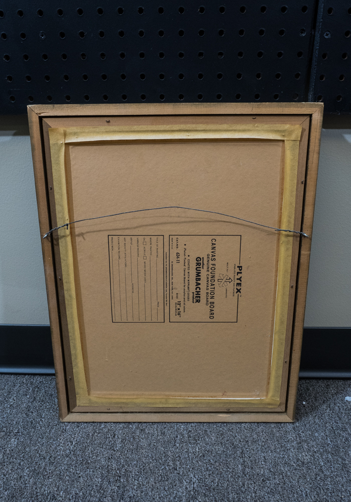 Signed Oil Painting of Flamenco Dancer