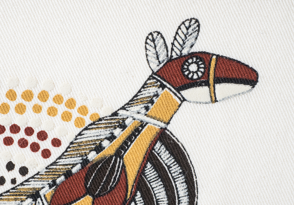 Aboriginal Style Painted Cloth Art