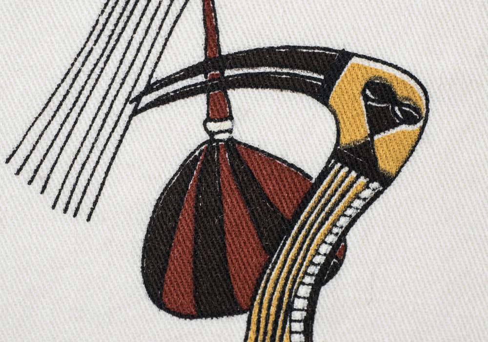 Aboriginal Style Painted Cloth Art