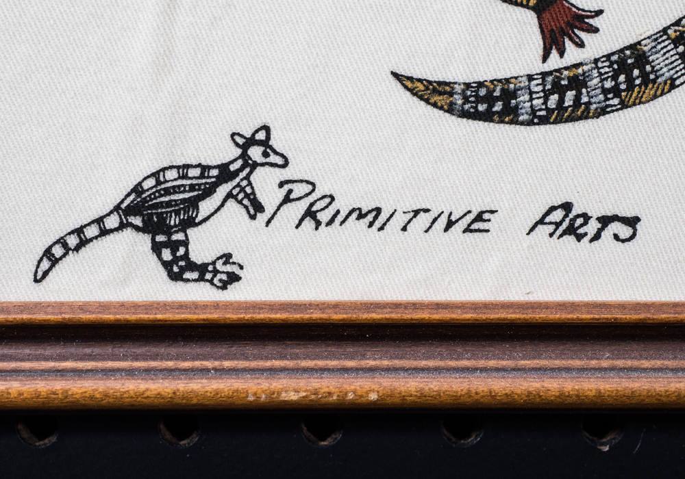 Aboriginal Style Painted Cloth Art