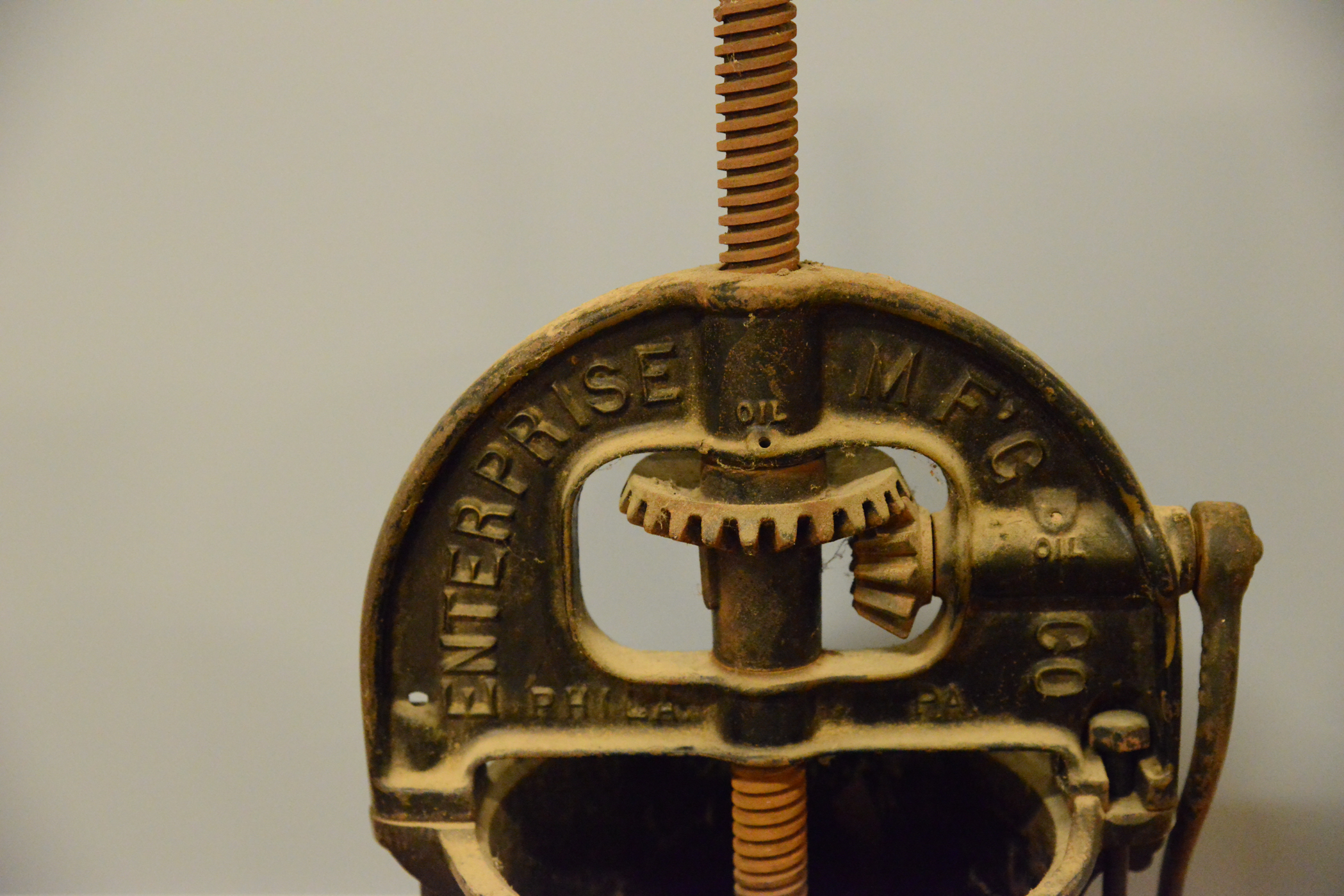 Antique Four Quart Cast Iron Enterprise Fruit Press