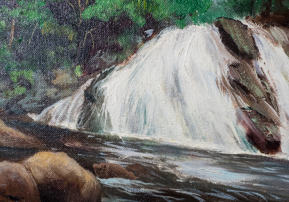 Pair of Signed Original Oil Paintings on Canvas