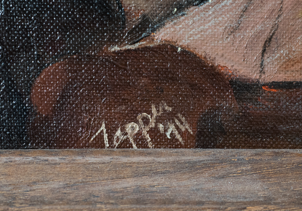 Pair of Signed Original Oil Paintings on Canvas