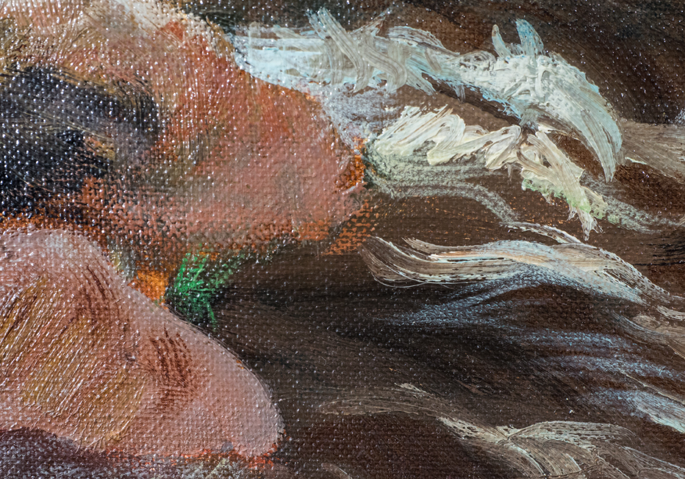 Pair of Signed Original Oil Paintings on Canvas