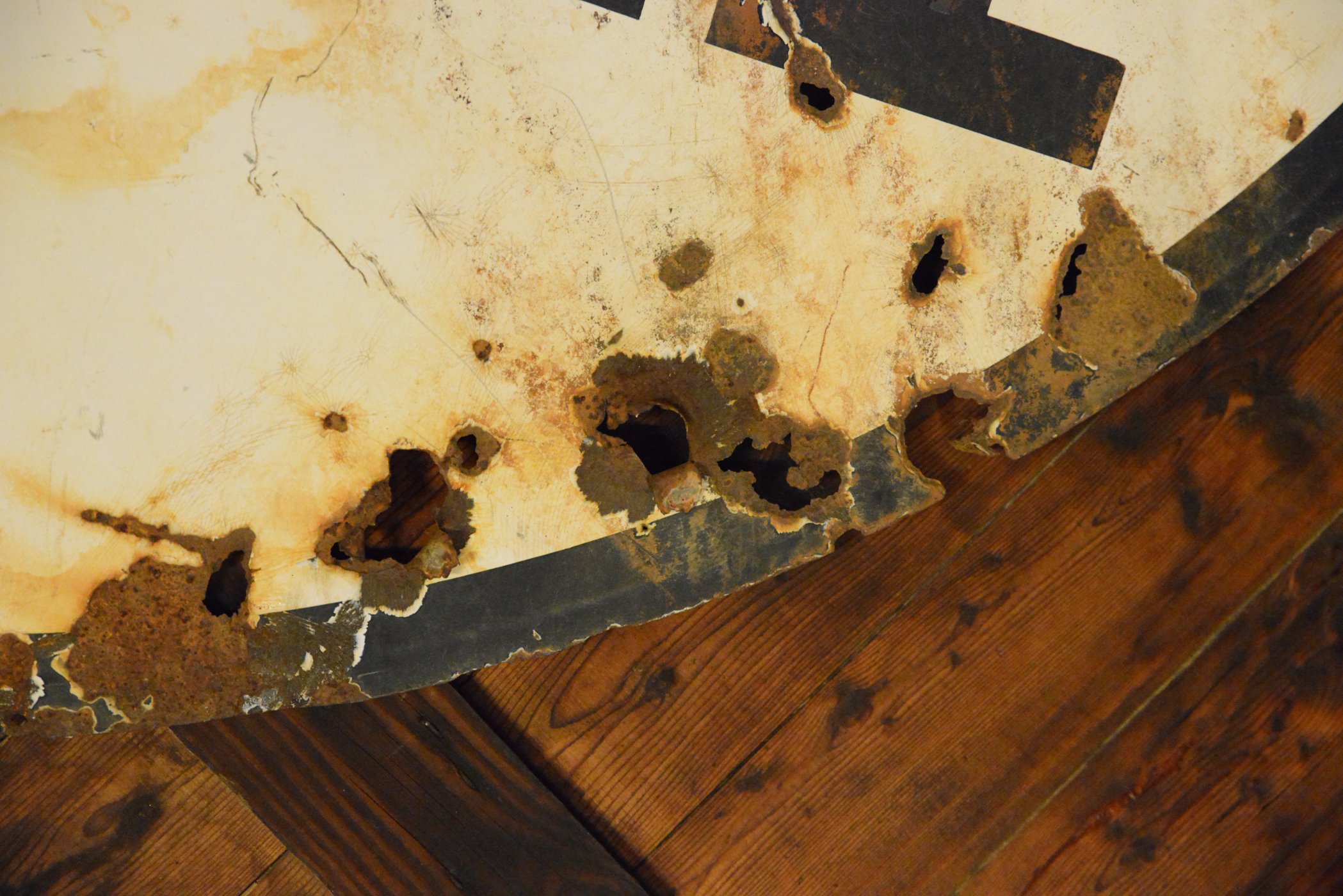 Vintage 71" Metal Enamelware Texaco Sign