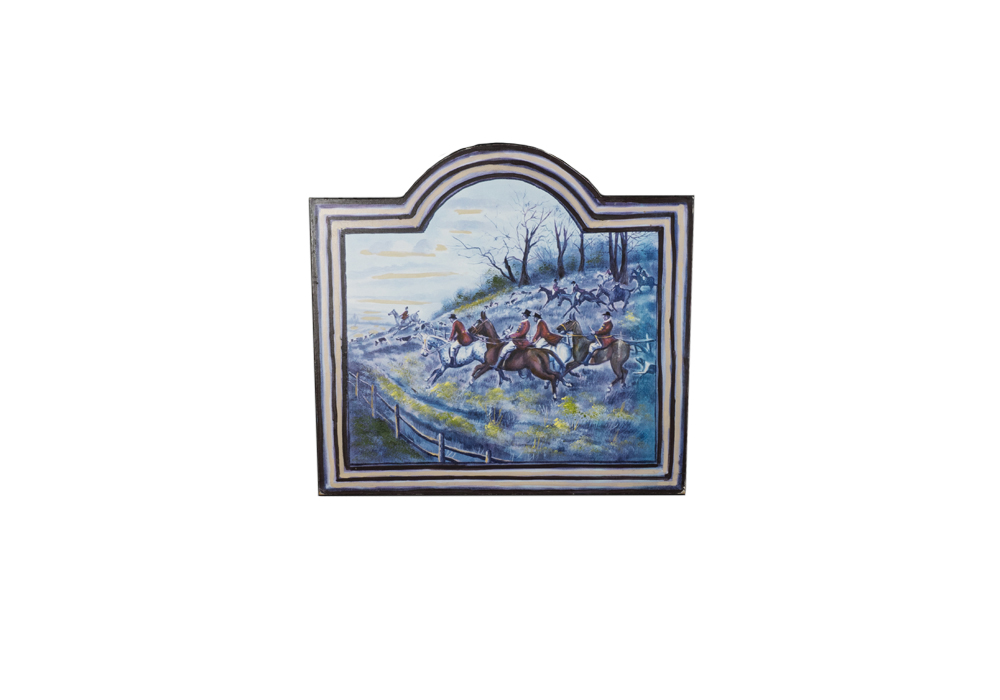 Oil Painting on Canvas Applied to Wood