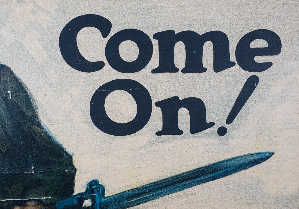 Walter Whitehead "Liberty Bonds" Poster on Board