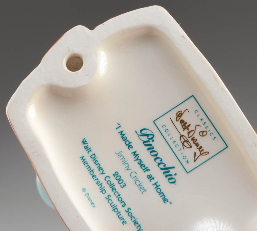 Jiminy Cricket 10th Anniversary Collector's Society Member Piece