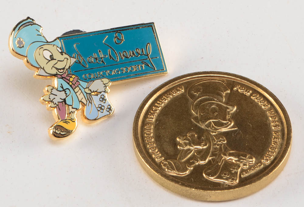 Jiminy Cricket 10th Anniversary Collector's Society Member Piece