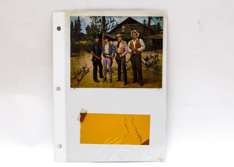 Reprint Autograph Photo From the Cast of Bonanza