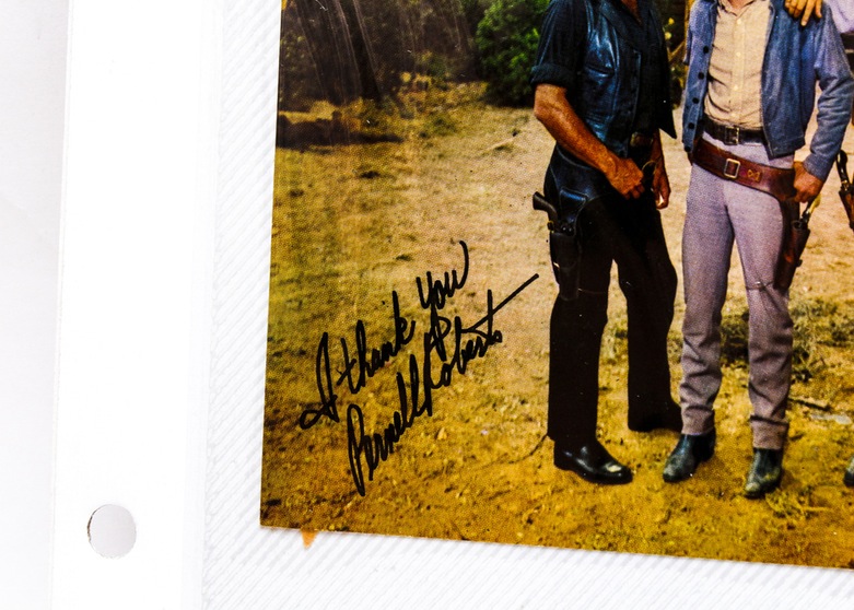 Reprint Autograph Photo From the Cast of Bonanza