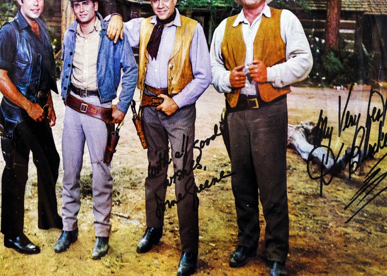 Reprint Autograph Photo From the Cast of Bonanza