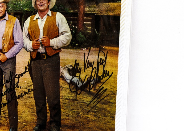 Reprint Autograph Photo From the Cast of Bonanza