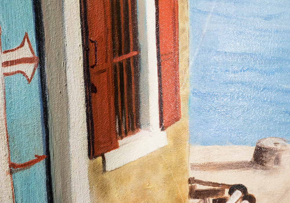 Pair of Signed Oil Paintings on Canvas