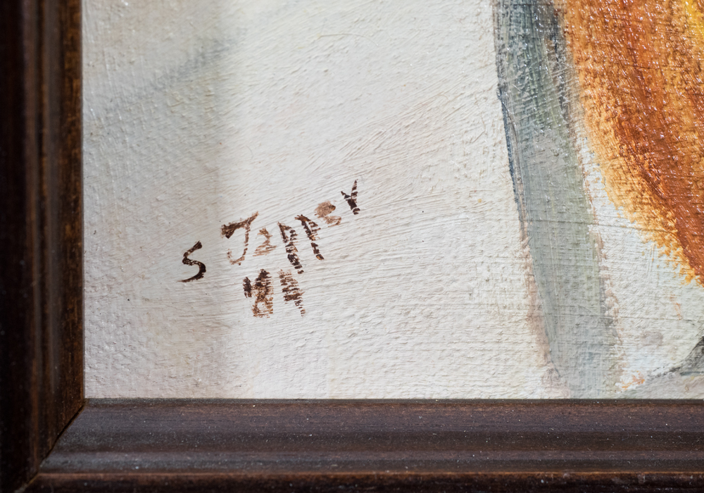 Pair of Signed Oil Paintings on Canvas