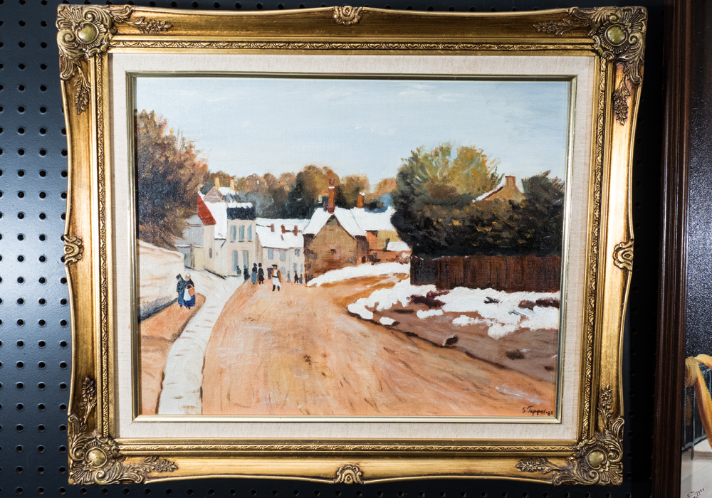 Pair of Signed Oil Paintings on Canvas