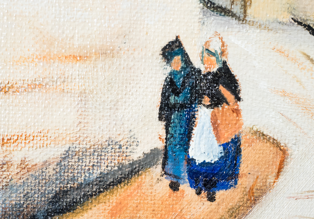 Pair of Signed Oil Paintings on Canvas