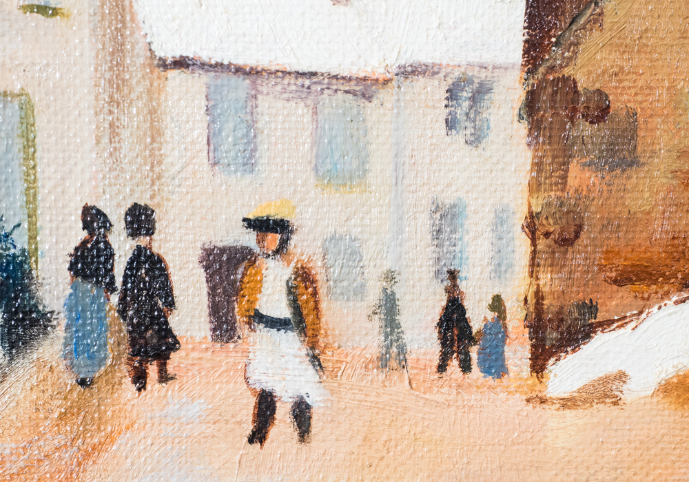 Pair of Signed Oil Paintings on Canvas