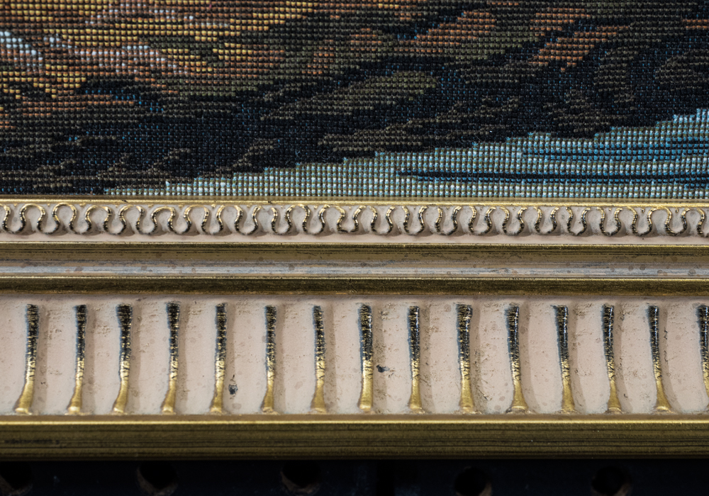 Handmade Needlepoint "The Hunting Trip" Tapestry