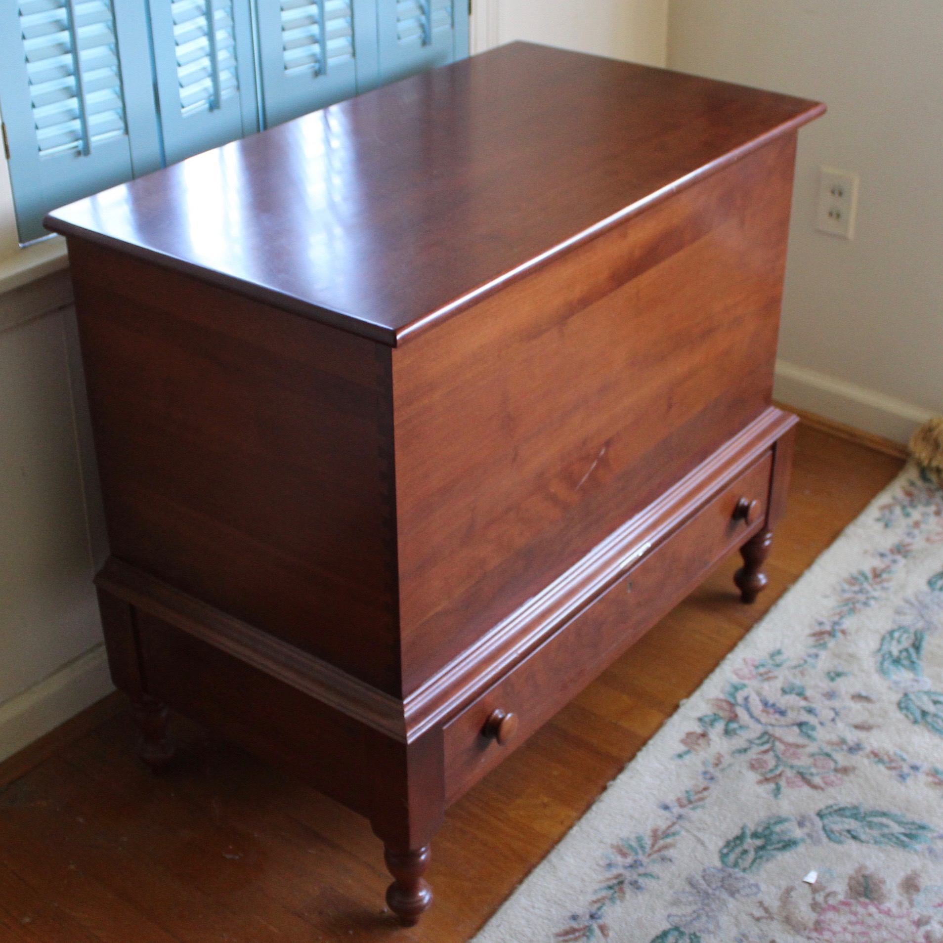 Solid Cherry Linen Cabinet