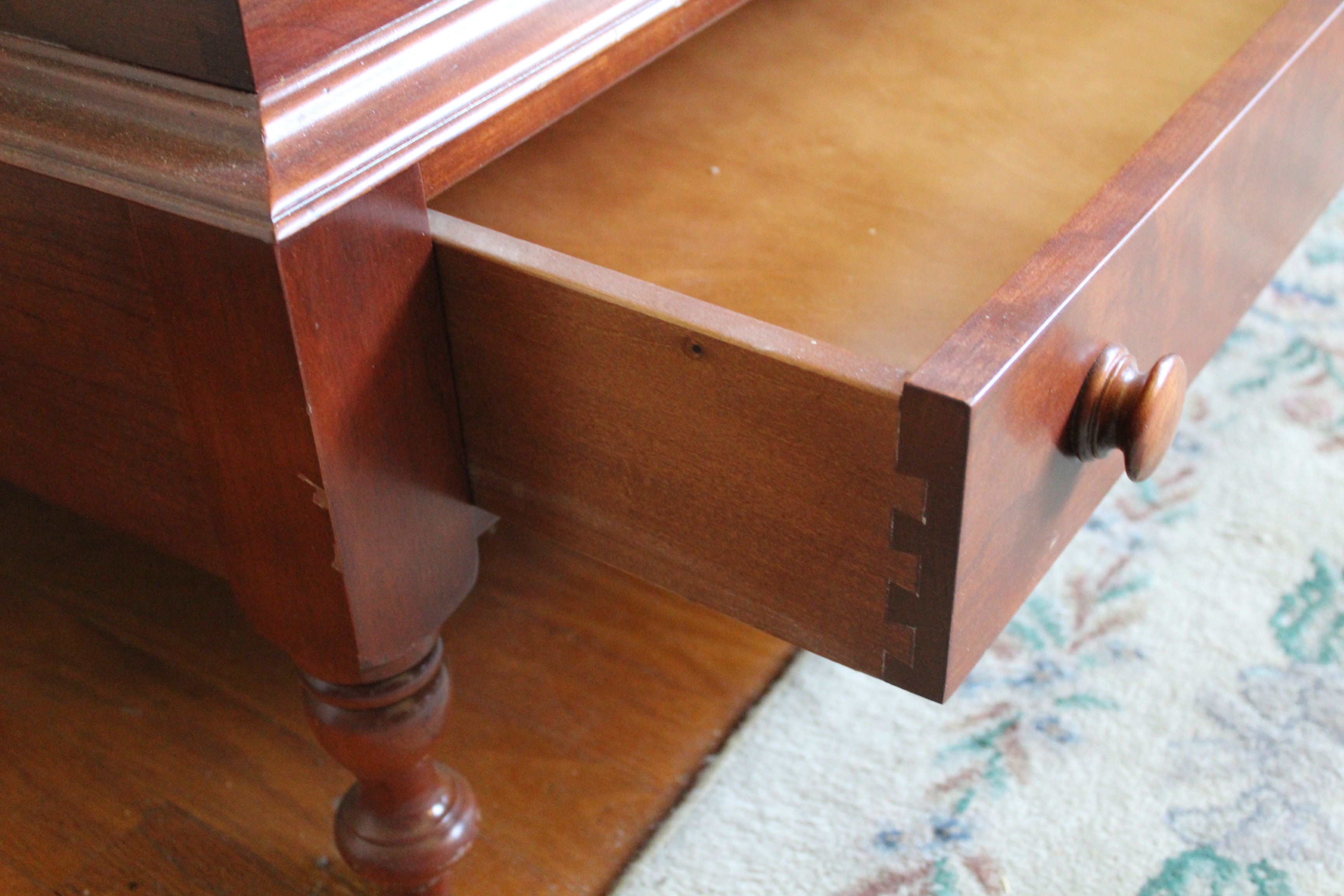 Solid Cherry Linen Cabinet