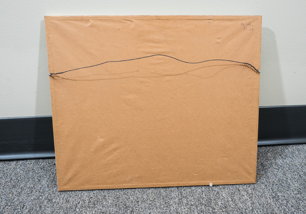 Signed Watercolor and Pen and Ink Drawing