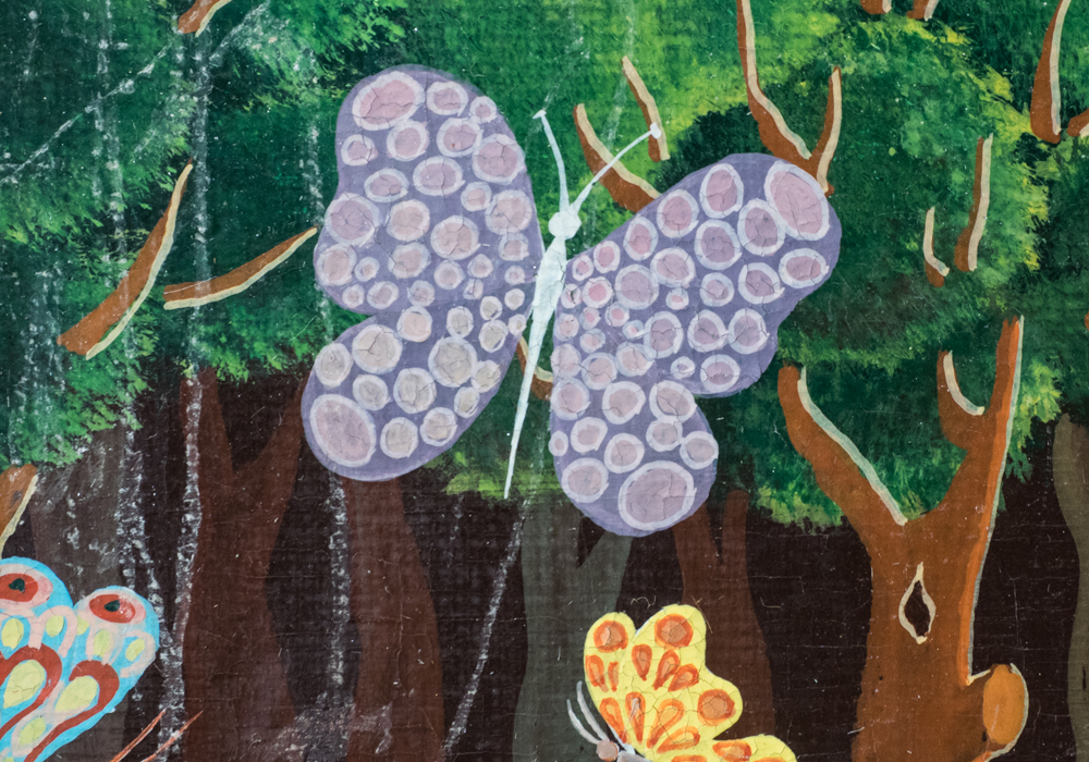 Signed Acrylic Painting on Board