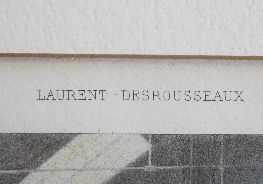 Antique Tinted Engraving "A Dancing-Class at the Opera"