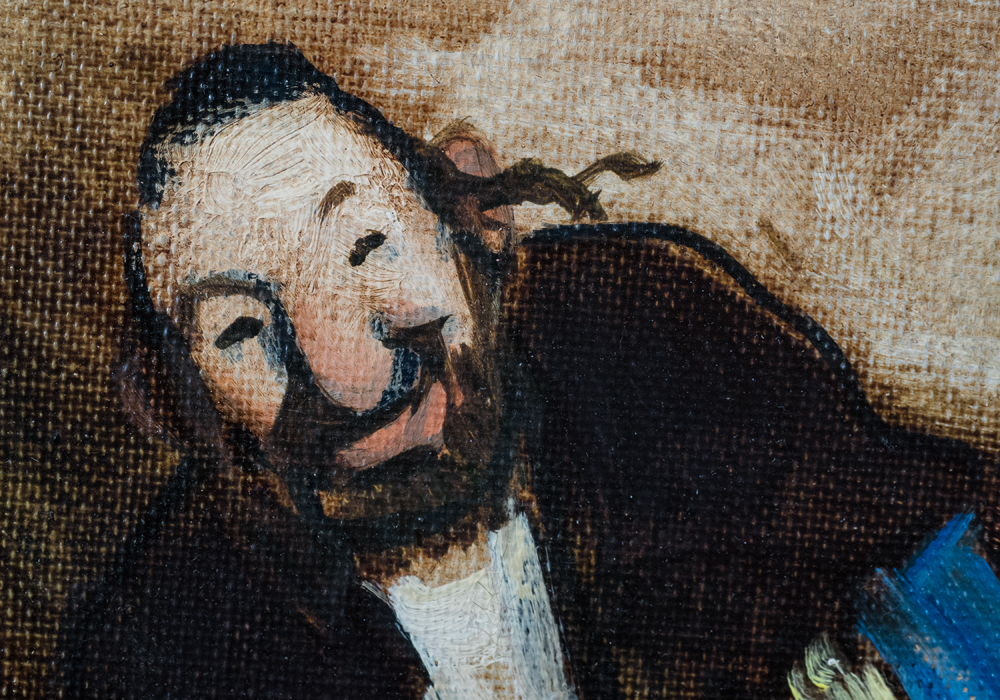 Signed Adolf Adler "The Happy Trio" Oil on Canvas