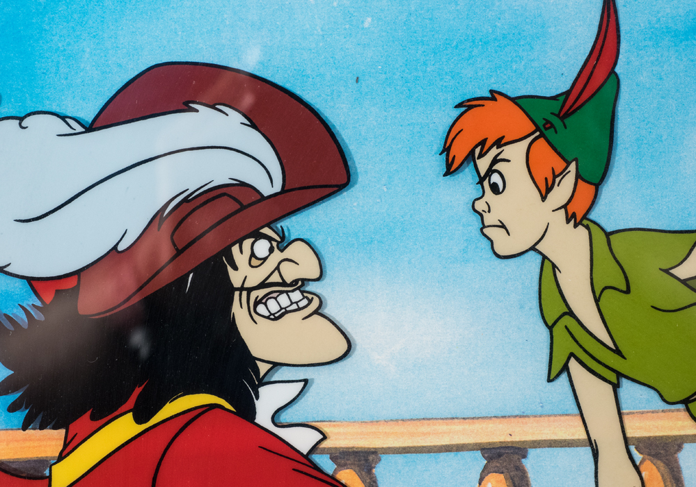 Limited Edition Gold Seal Disney "Pan & Hook" Sericel