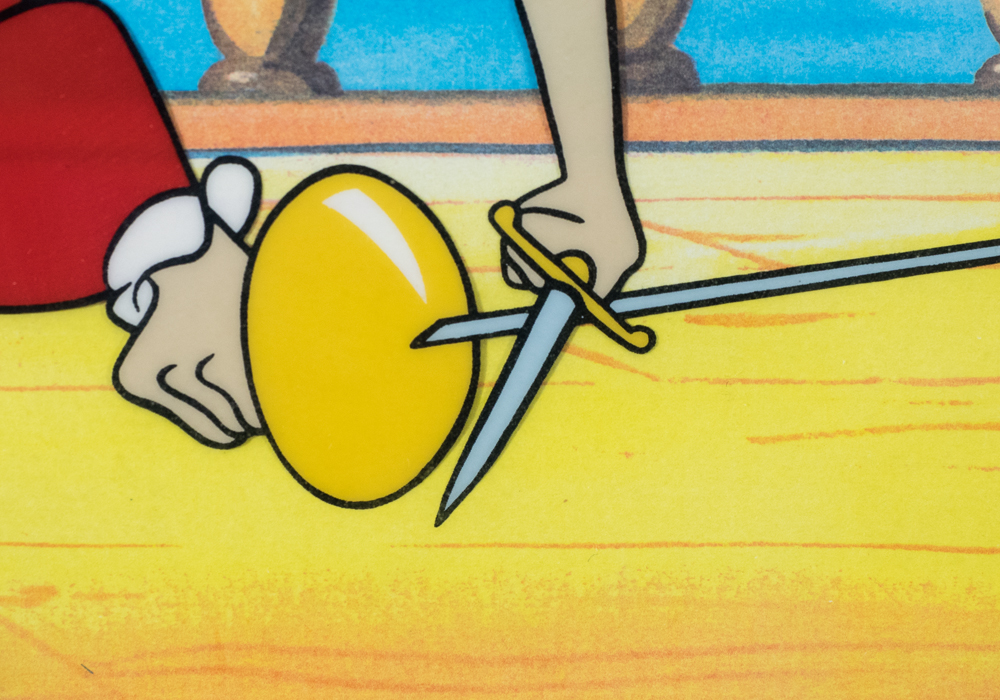 Limited Edition Gold Seal Disney "Pan & Hook" Sericel