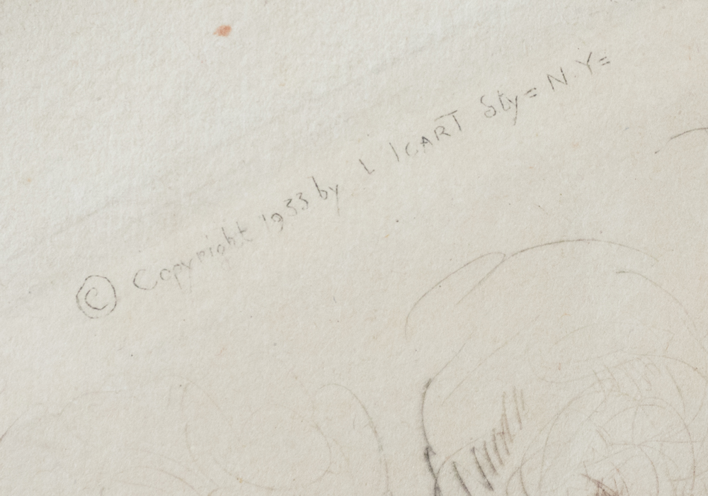 Signed Louis Icart "Belle Rose" Framed Etching