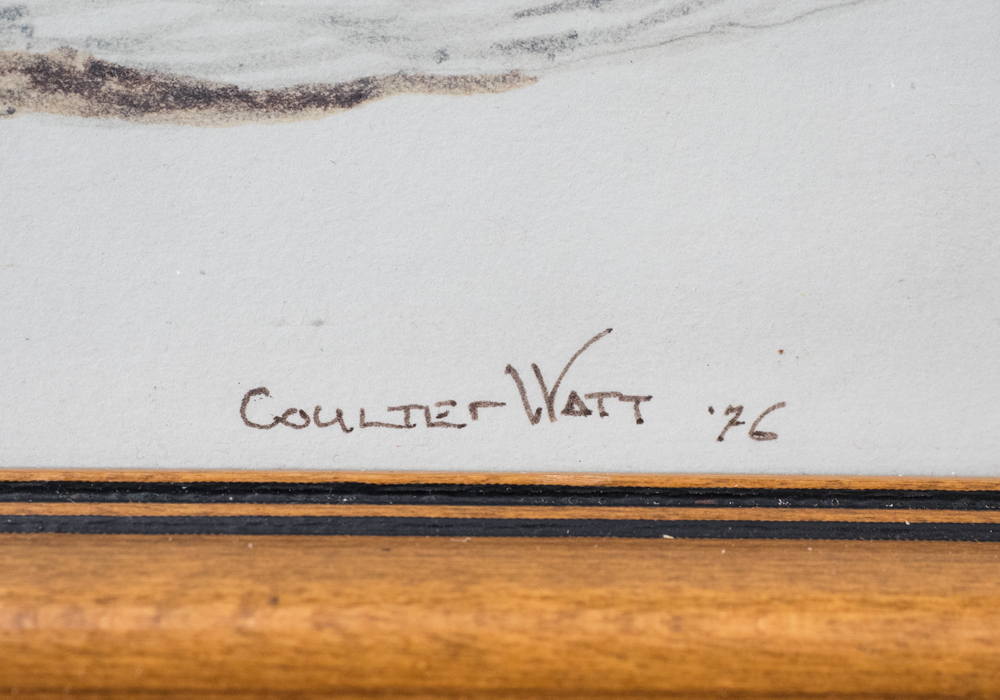 Coulter Watt Vintage Ink Drawing