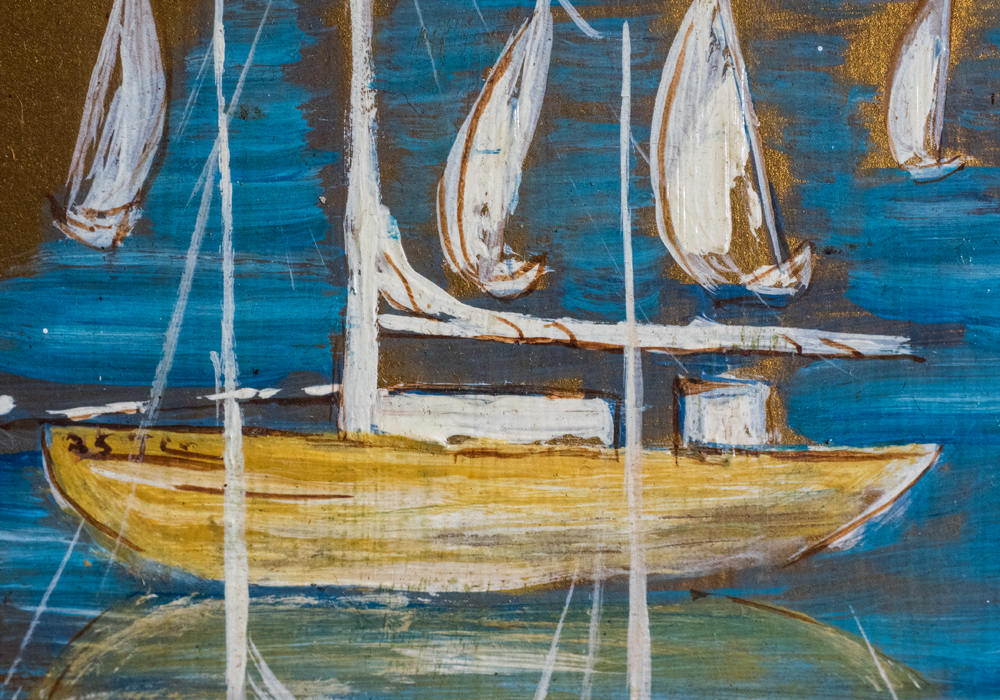 Pair of Signed Nautical Themed Paintings