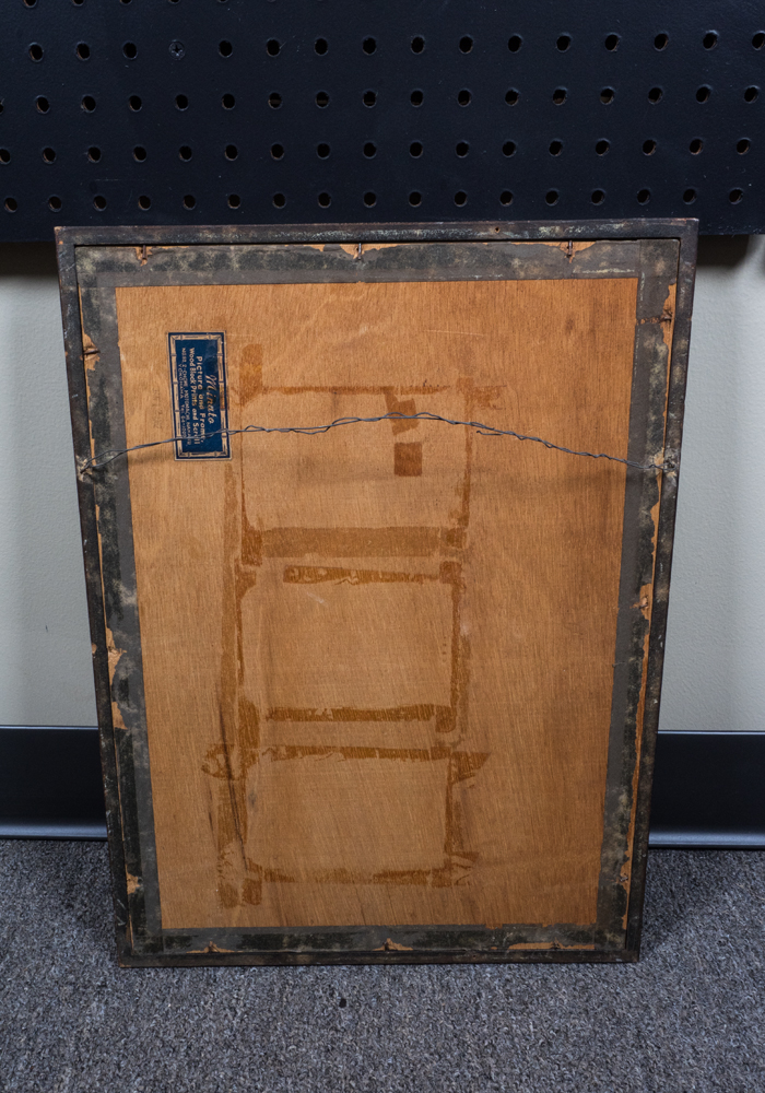 Vining Sherman Original Watercolor "The Old Shepherd"