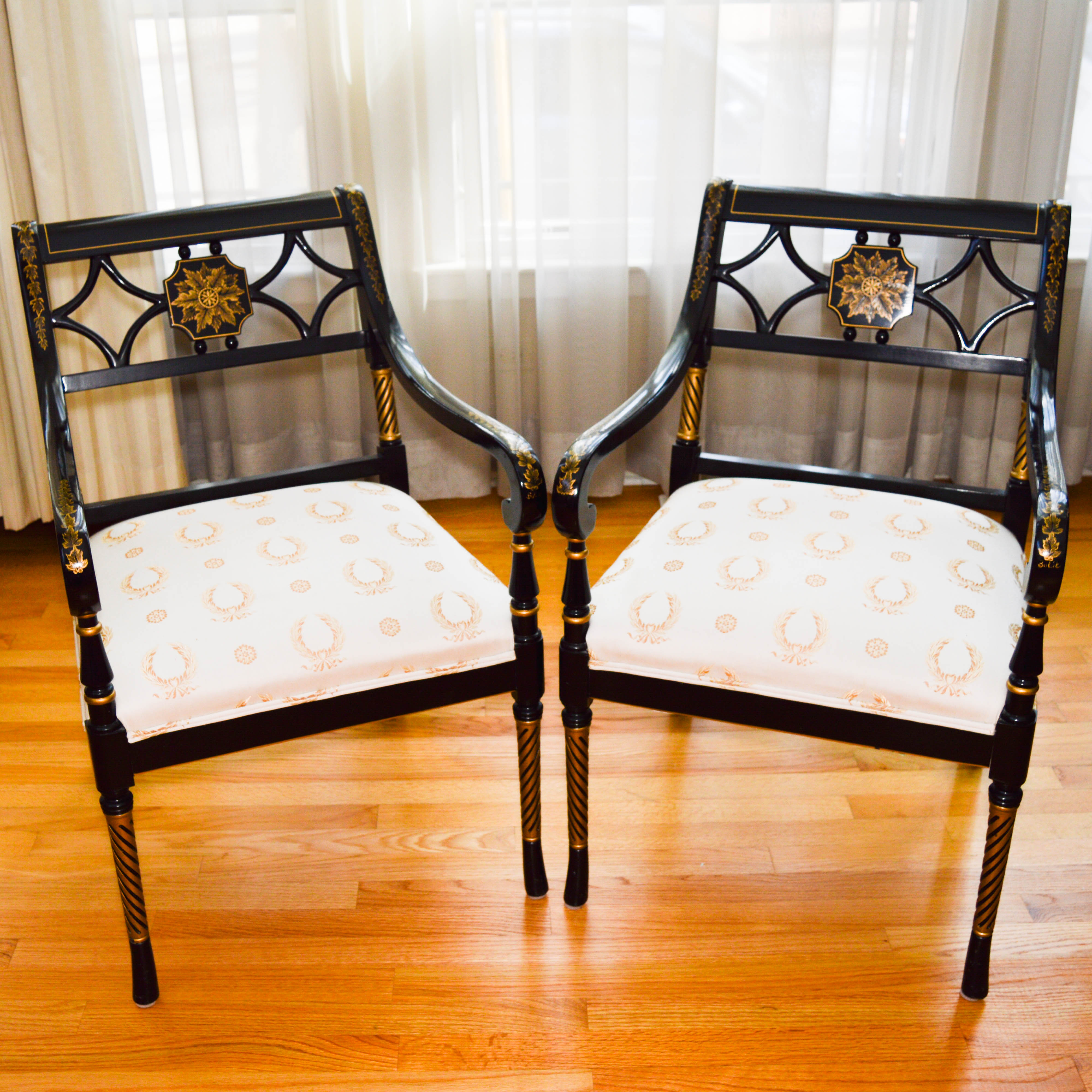 Pair of Century Furniture Armchairs