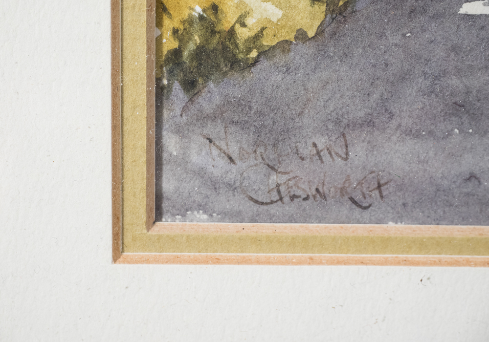 Signed Norman Chesworth Watercolor