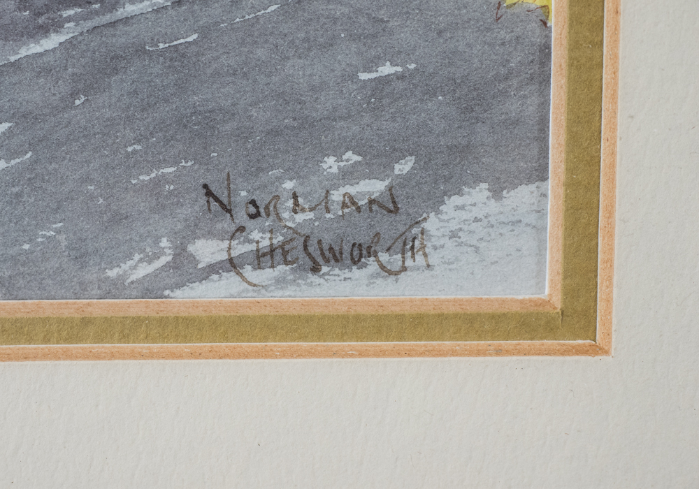 Signed Norman Chesworth Watercolor