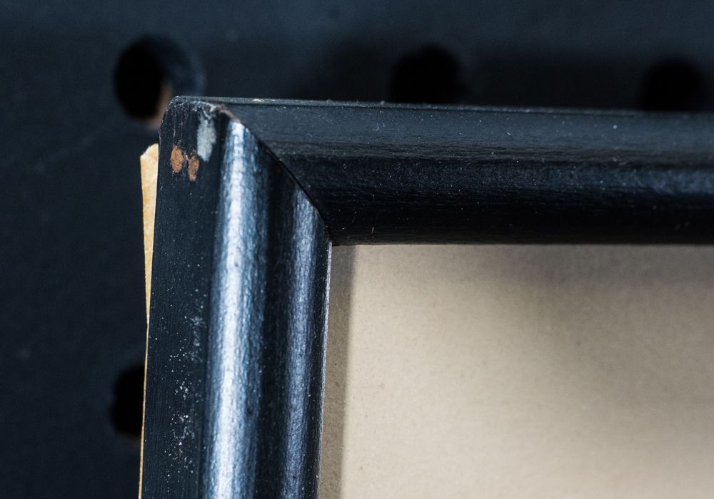 Pair of Framed Torn Paper Collages