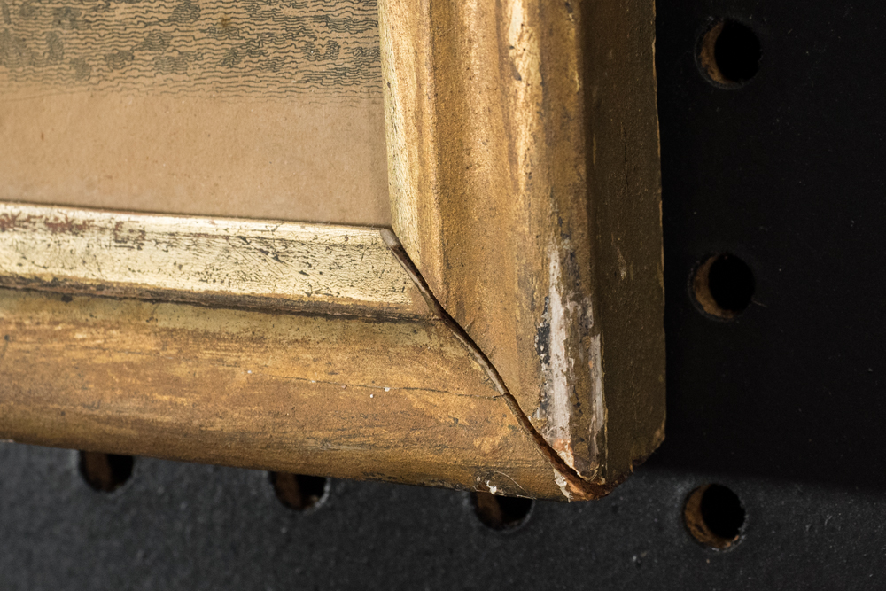 Antique "Les Modes Parisiennes" Tinted Engraving