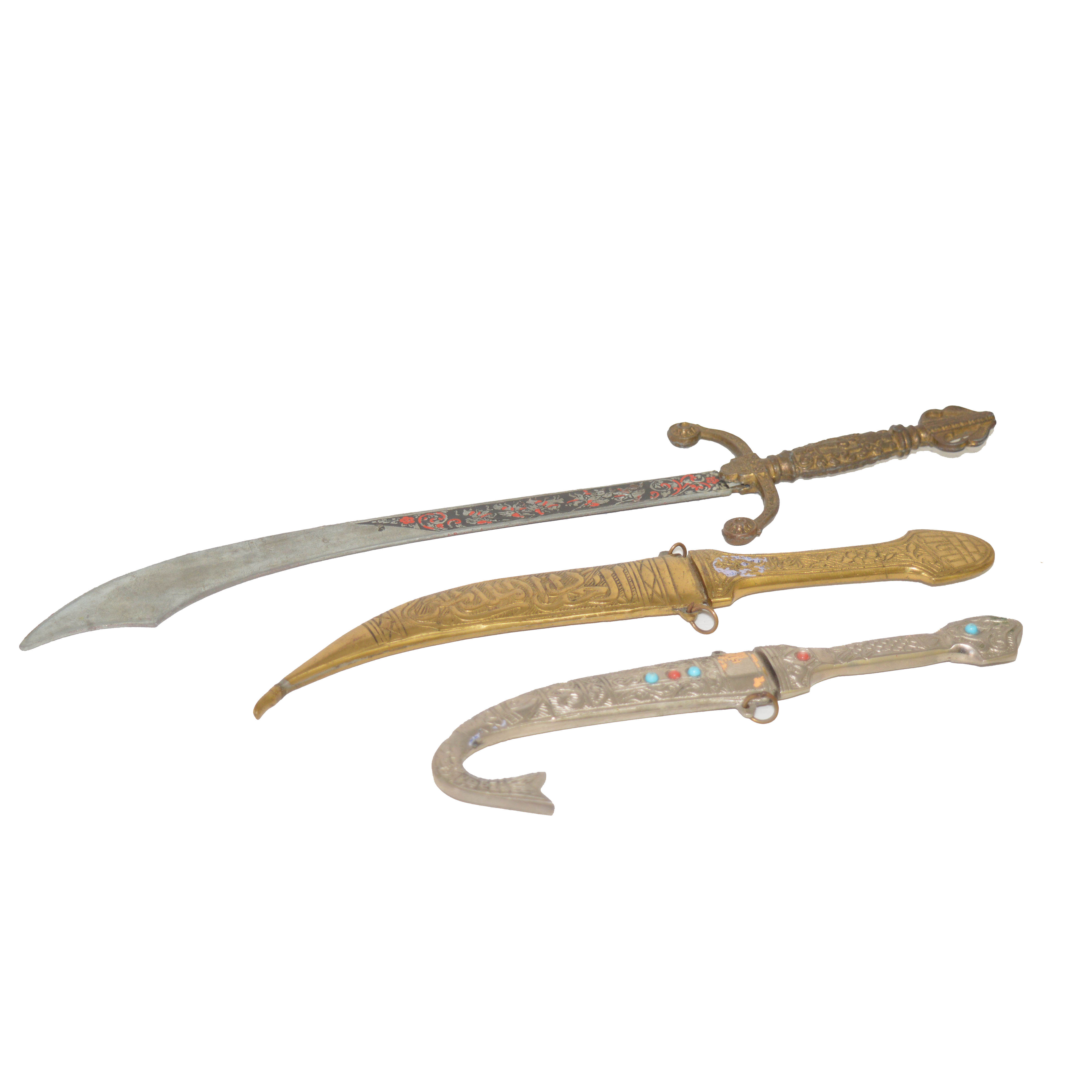 Trio of Decorative Knives