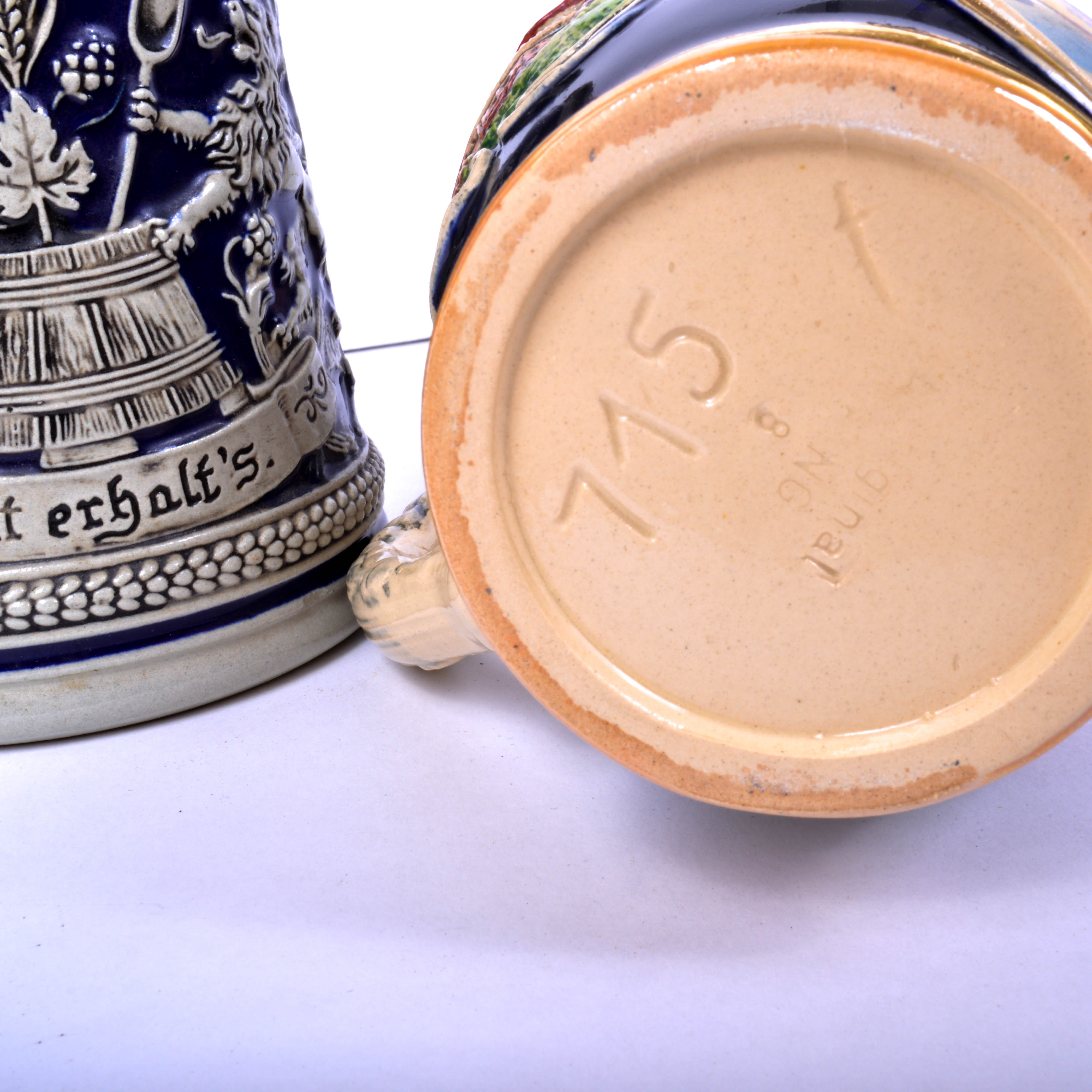 Trio of German Steins