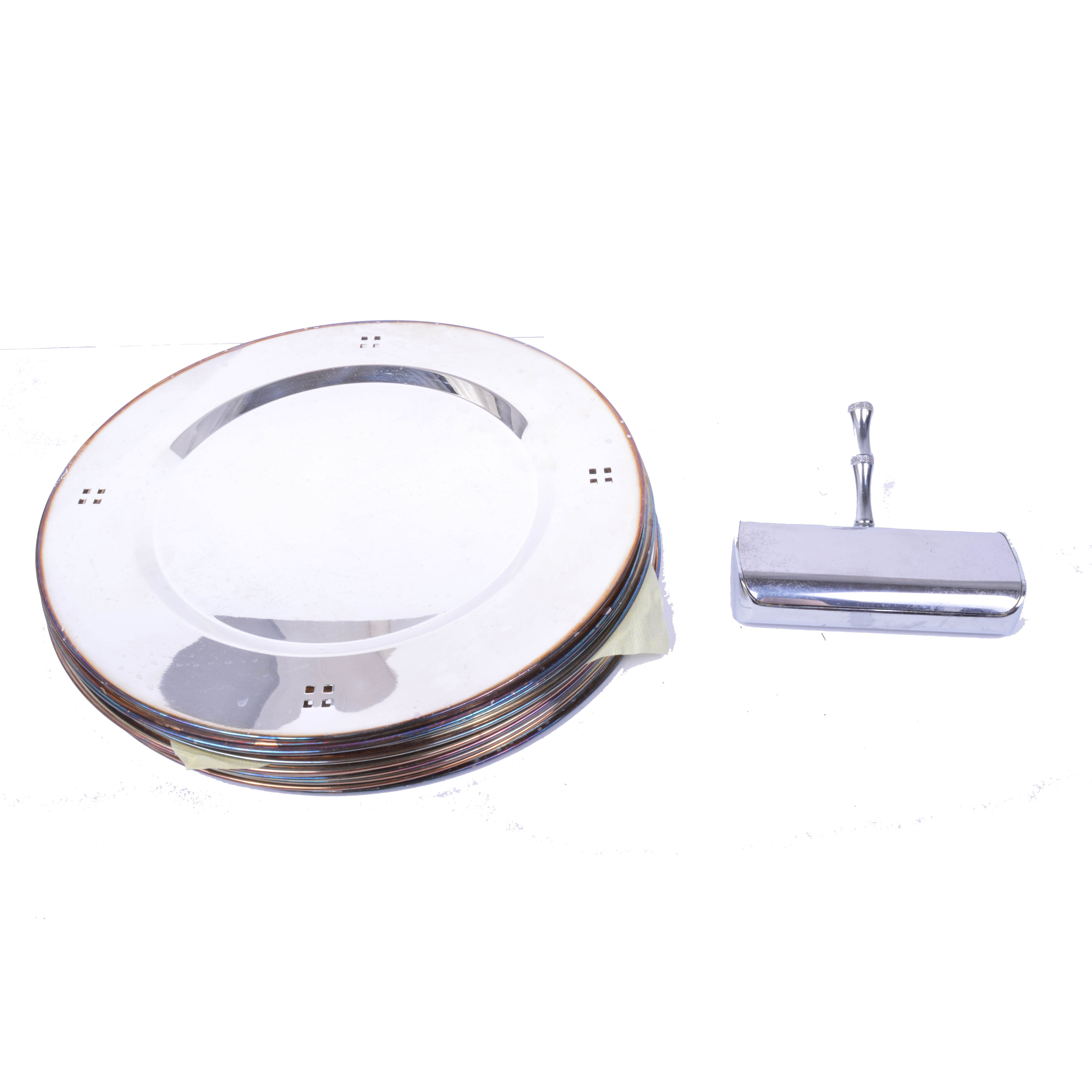 Crumb Catcher and Charger Plates