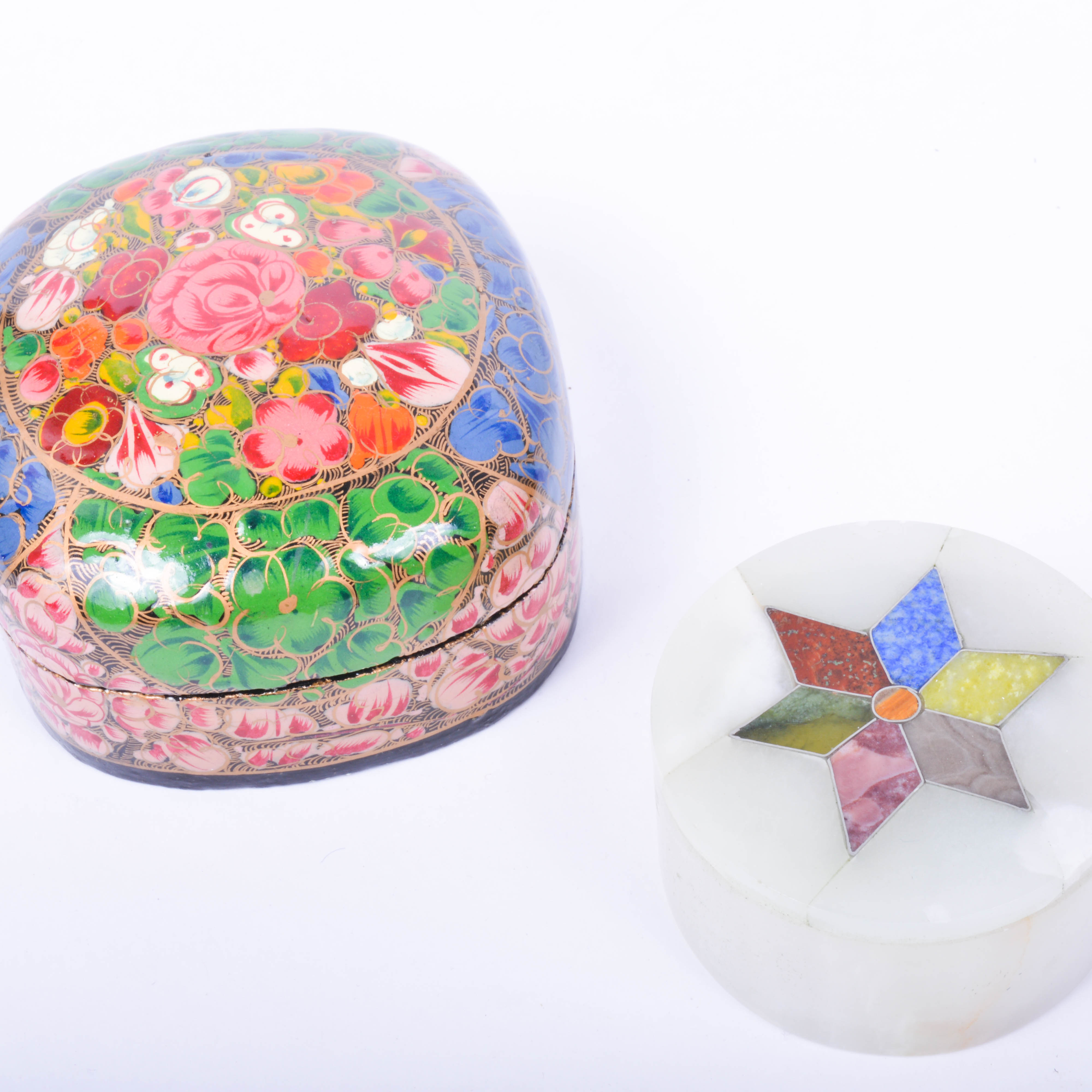 Collection of Mosaic Decorative Boxes