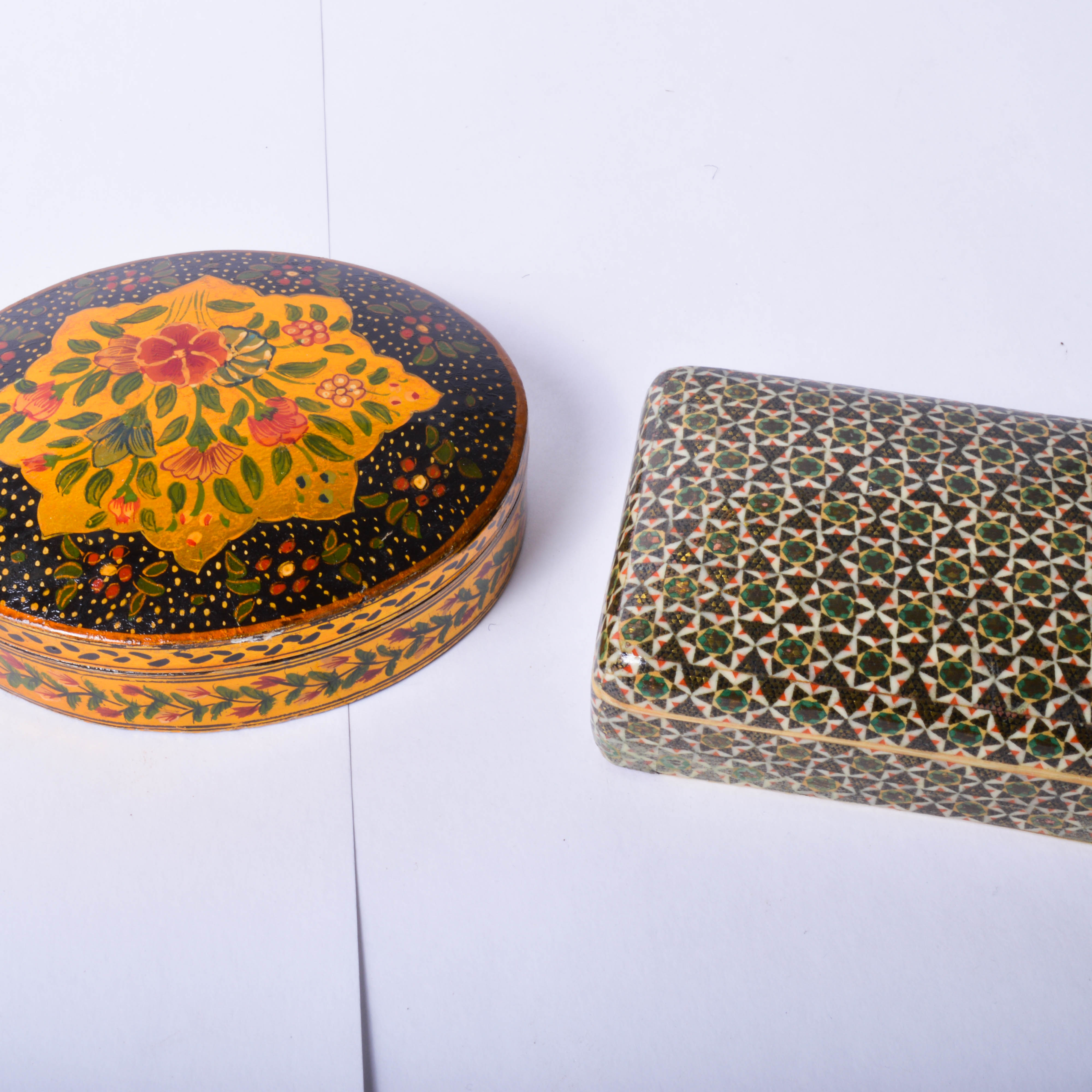 Collection of Mosaic Decorative Boxes