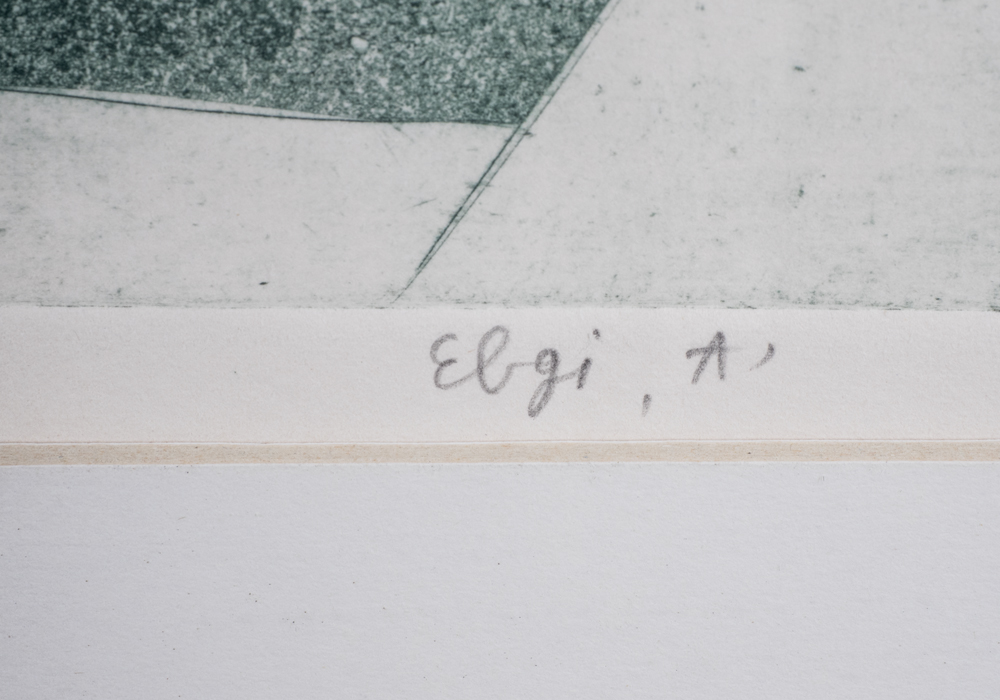 Amram Ebgi "Simchat Torah" A La Poupee Etching