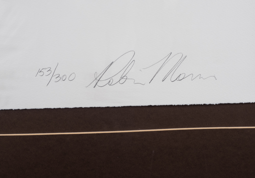 Signed Limited Edition Robin Morris "New Deco" Lithograph