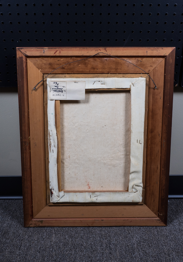 Signed Oil on Canvas Titled "Mountain Pool"