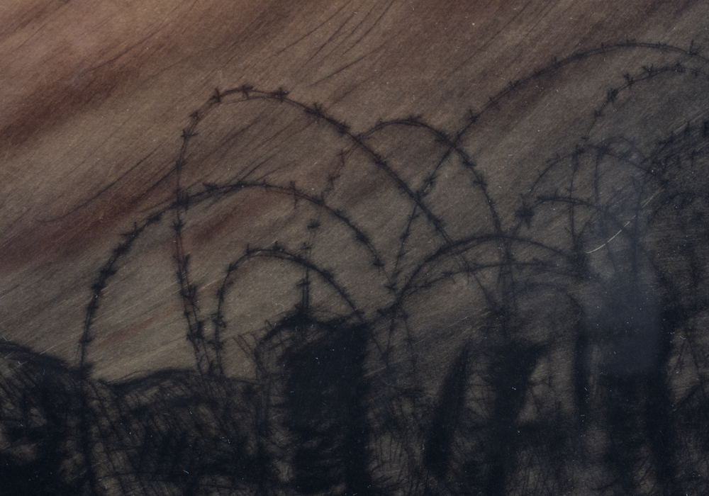 Signed Limited Edition Louis Icart Framed World War I Etching