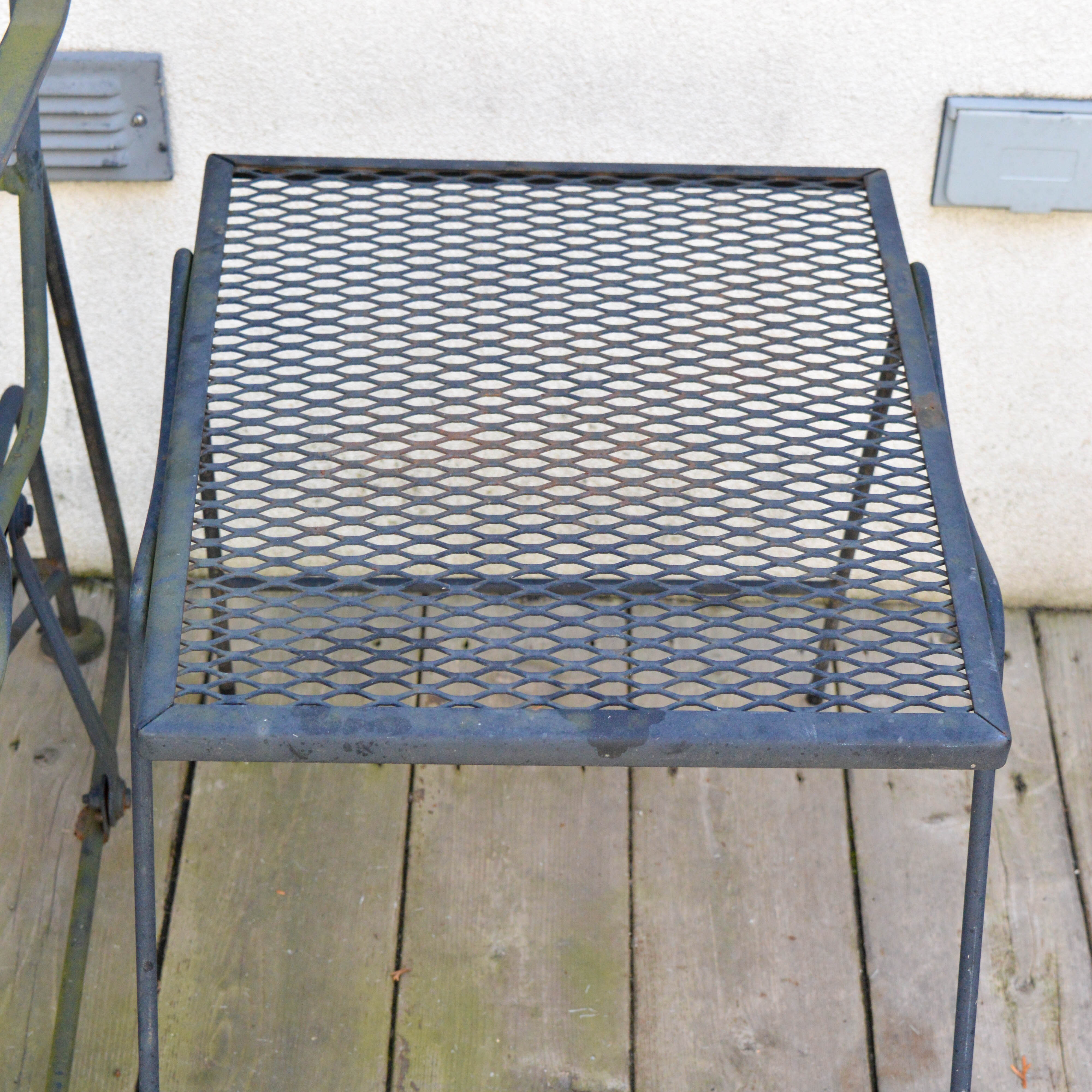 Patio Rocker with Side Table